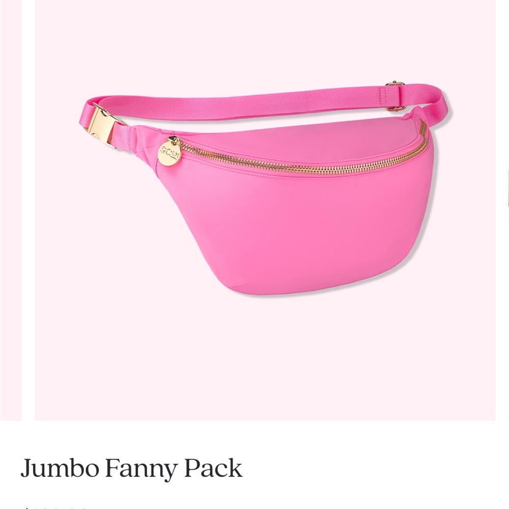 Stoney clover hot pink Fanny pack with white P patch